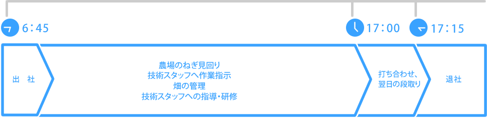 1日のスケジュール